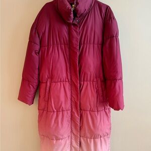 Busayo Ombré Pink Puffer Coat